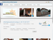 Tablet Screenshot of hajduszoboszlonoclegi.pl